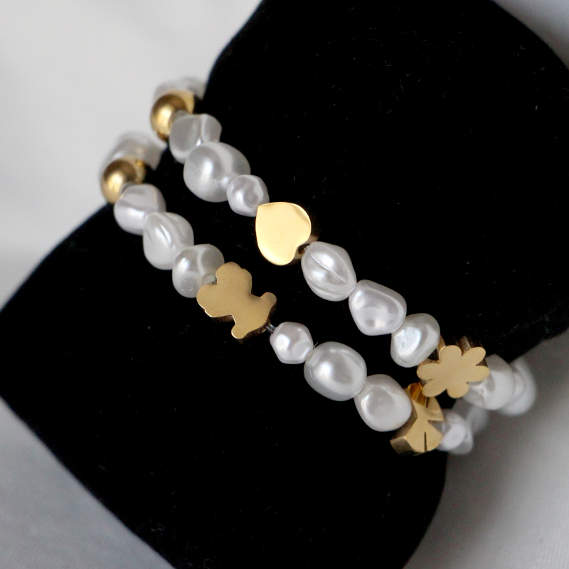 Pulsera doble oro
